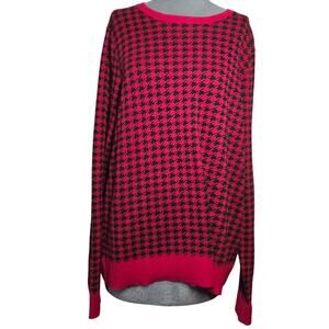 Herringbone Cotton Pull Over Sweater Size XXL